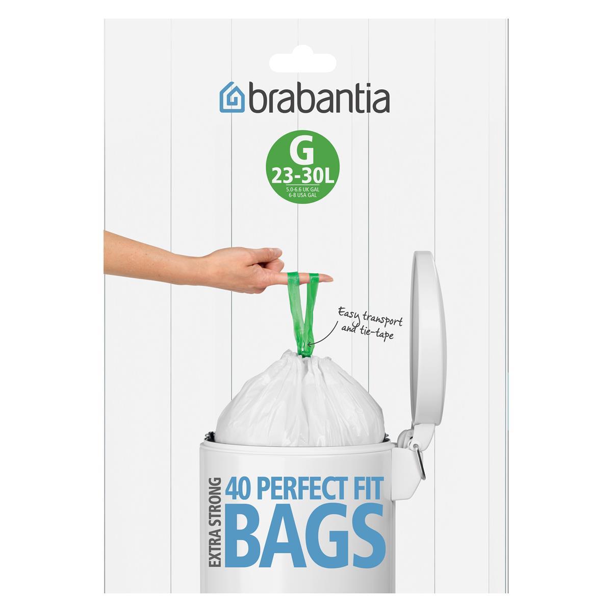 60 Mülltüten 3 Liter Brabantia Müllbeutel Spenderverpackung 6er Pack A 