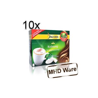 MHD 10x Jacobs Krönung Kaffeepads Cappuccino