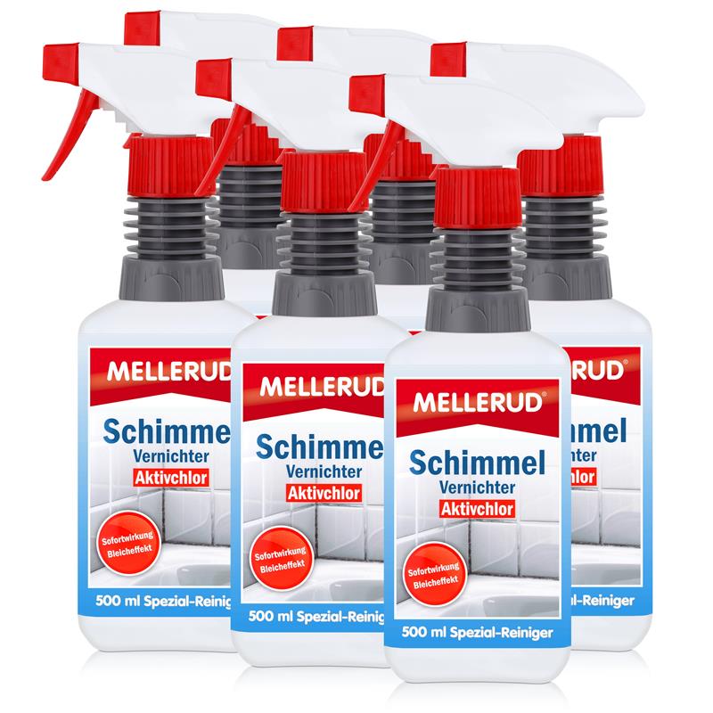 Mellerud Schimmel Vernichter chlorhaltig 500ml (6er Pack ...