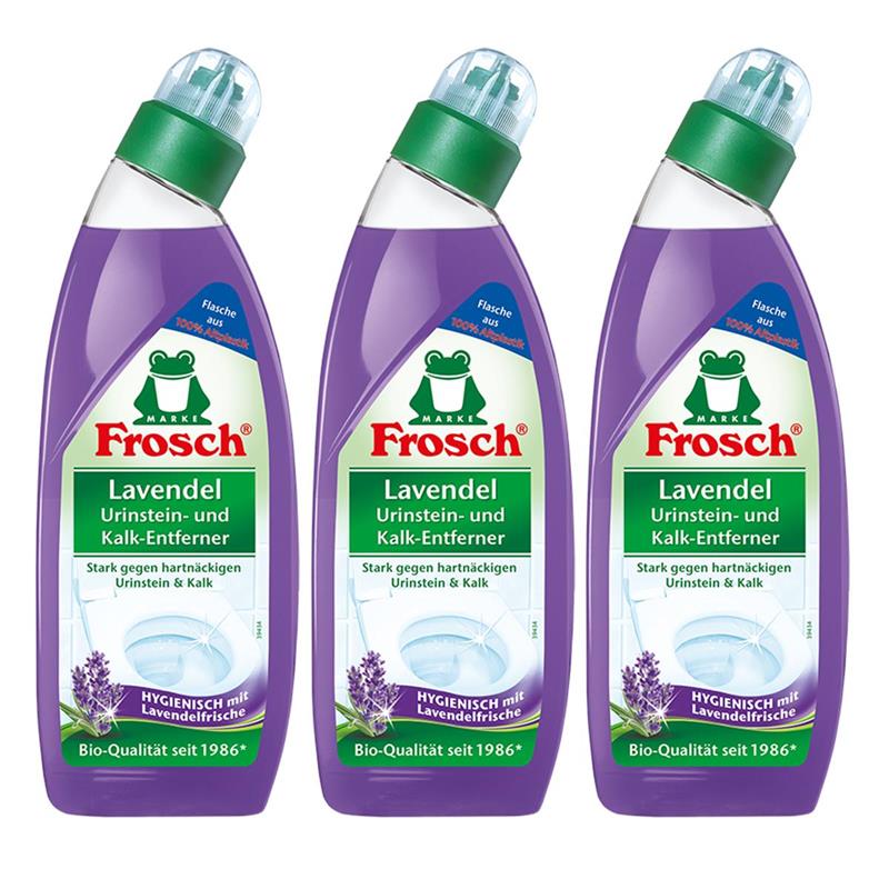 3x Frosch Lavendel Urinstein- und Kalk-Entferner 750 ml - Hygienisch mit Lavendel