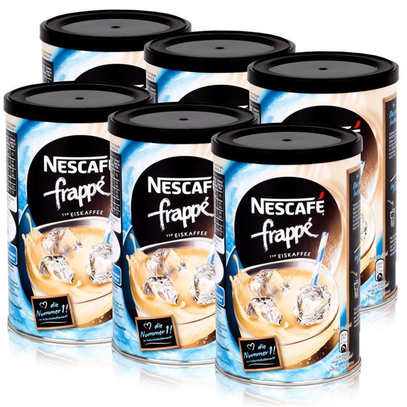 Nescafé frappé Typ Eiskaffee 275g - Getränkepulver mit Instant Kaffee (6er Pack)