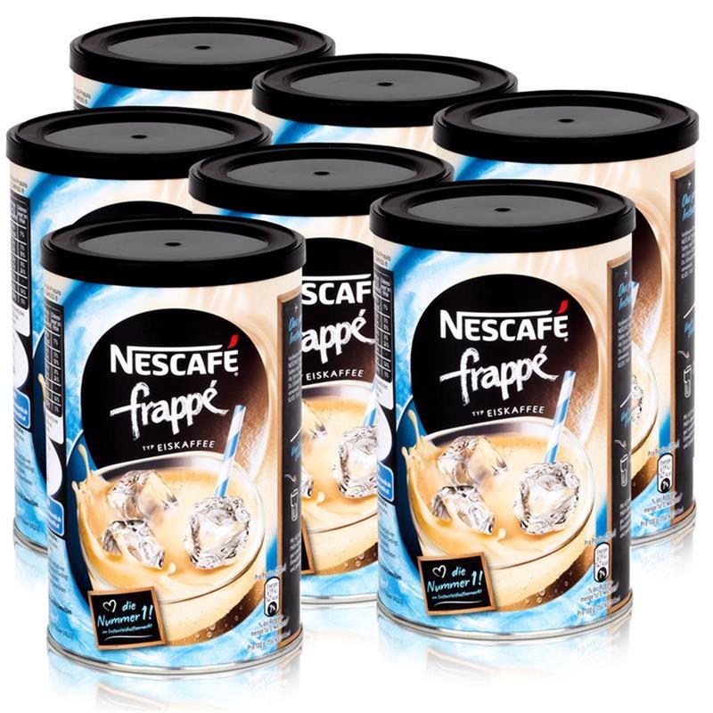 Nescafé frappé Typ Eiskaffee 275g - Getränkepulver mit Instant Kaffee (7er Pack)