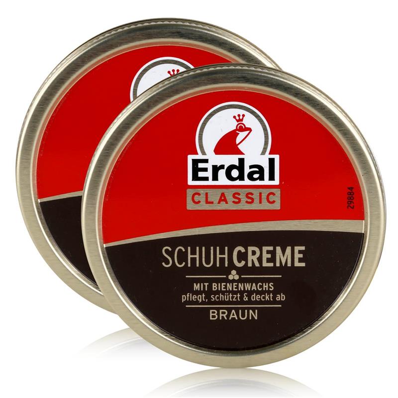 Erdal Classic Schuhcreme Braun 75ml 2er