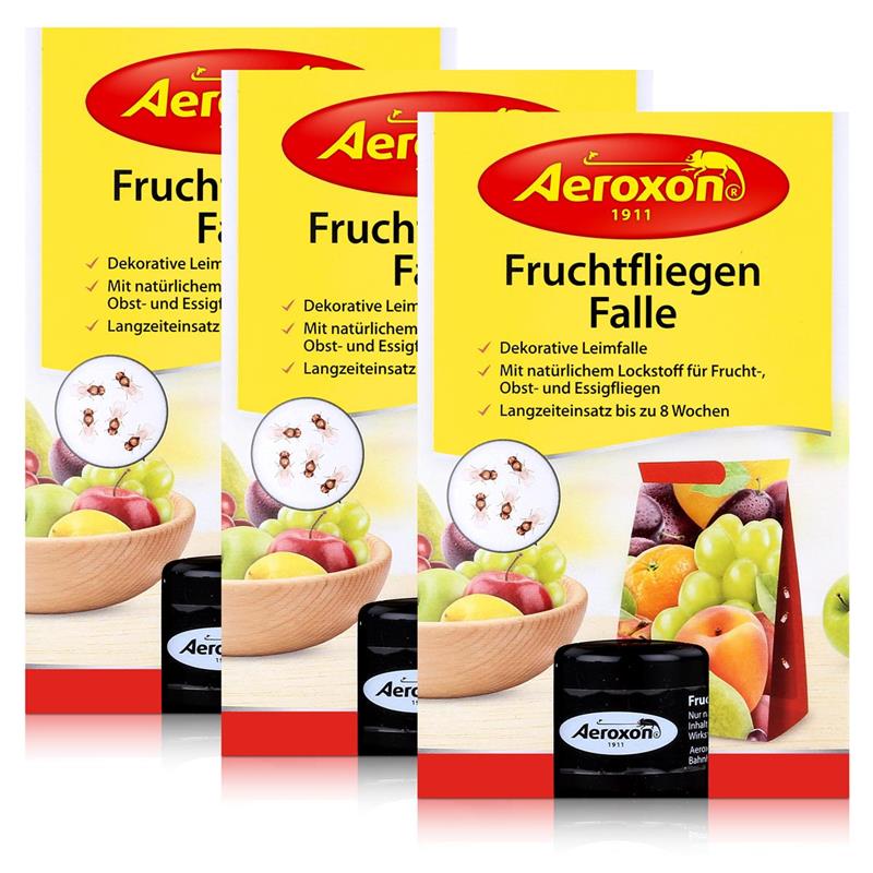 Aeroxon Fruchtfliegen Falle 40ml 3er