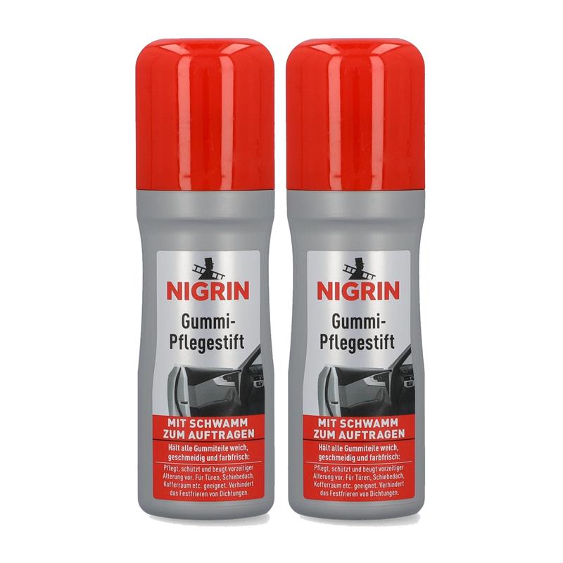 NIGRIN Gummi- Pflege Stift 75ml 2er