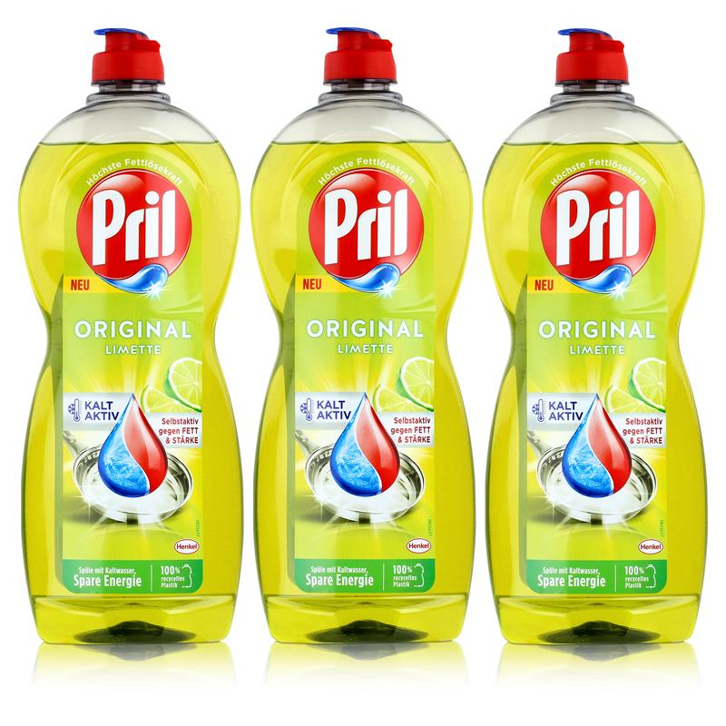 Pril Spülmittel Original Limette 675ml 3er