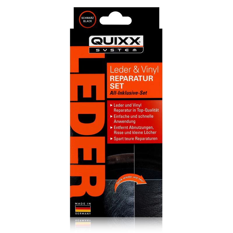 Reperatur von Leder mit dem Quixx Leder & Vinyl Reparatur Set