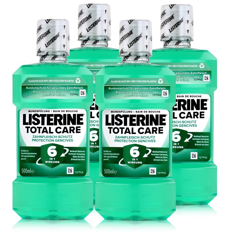 Listerine Total Care Zahnfleisch-Schutz 500ml 4er