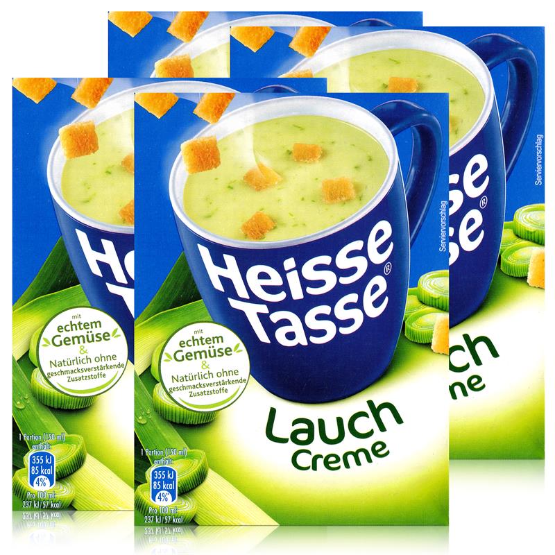 Heisse Tasse Lauch Creme 3x17,6g 4er