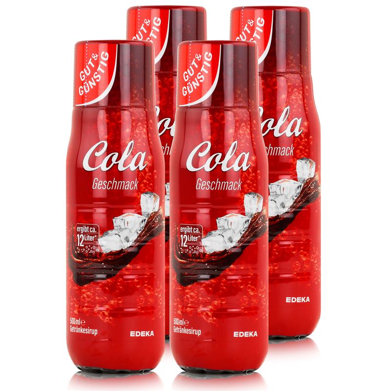 Gut & Günstig Getränke-Sirup Cola 500ml 4er