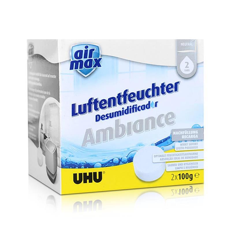 Uhu Air Max Ambiance Nachfülltabs 2x 100g neutral Luftentfeuchter