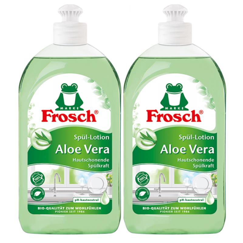 2x Frosch Aloe Vera Handspül-Lotion 500 ml