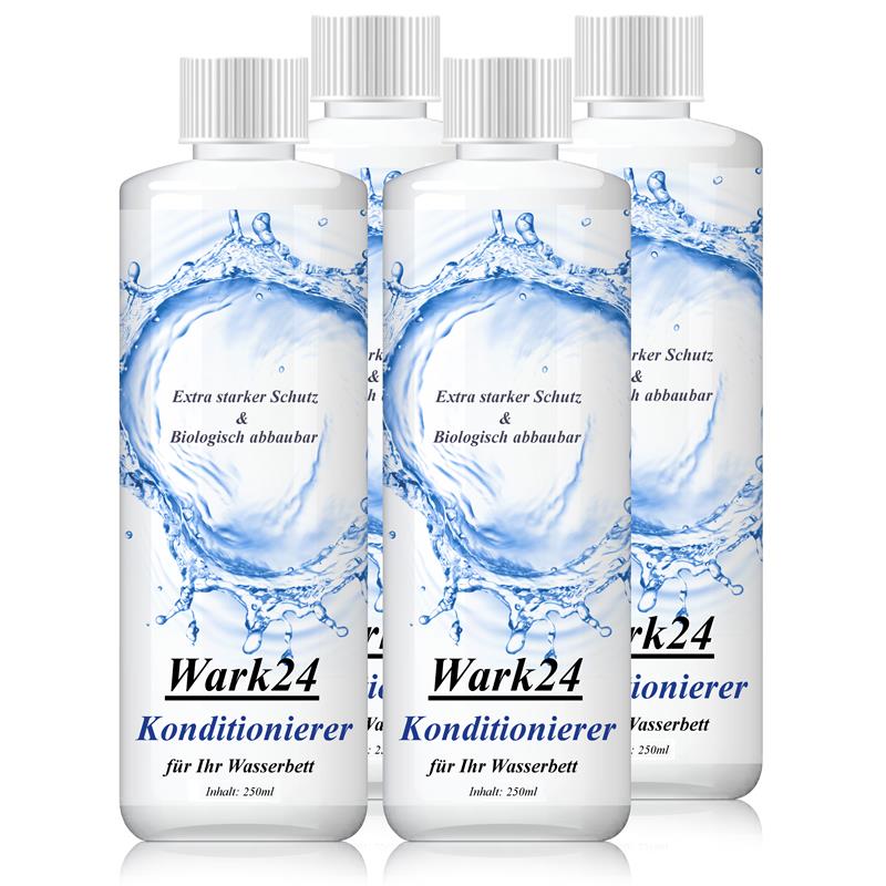 Wark24 Wasserbett Konditionierer 250ml Mehrbereichs Conditionierer  (4er Pack)