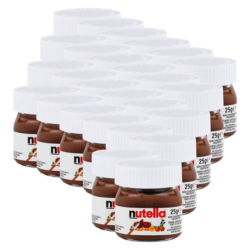 Ferrero Nutella Mini Glas Brotaufstrich Schokolade 25g