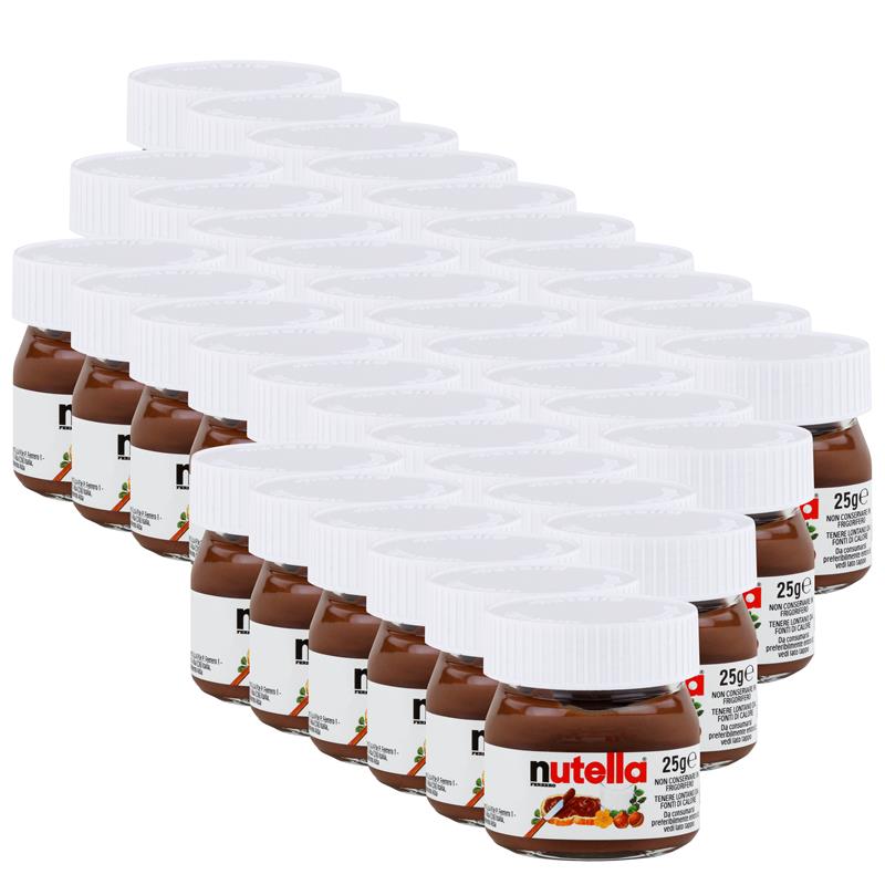 Ferrero Nutella Mini Glas Brotaufstrich Schokolade 25g