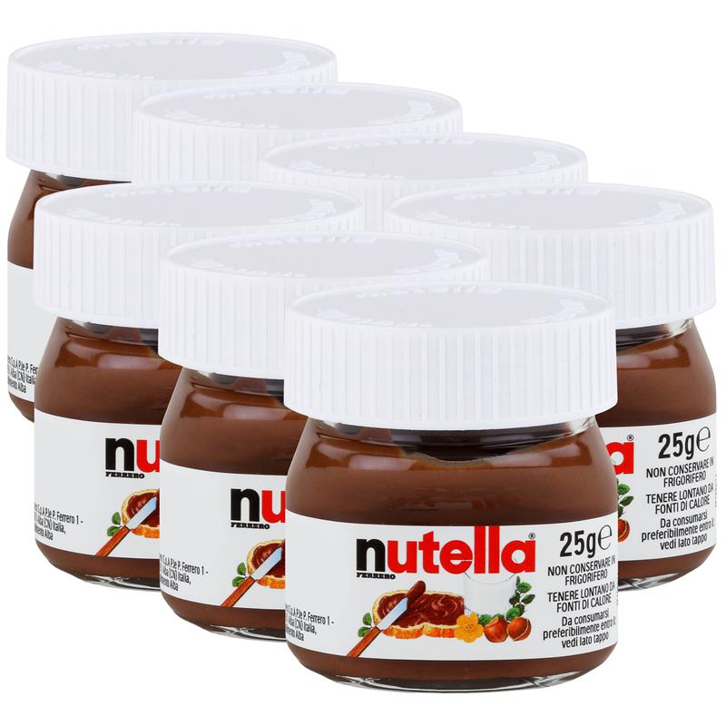 Ferrero Nutella Mini Glas Brotaufstrich Schokolade 25g