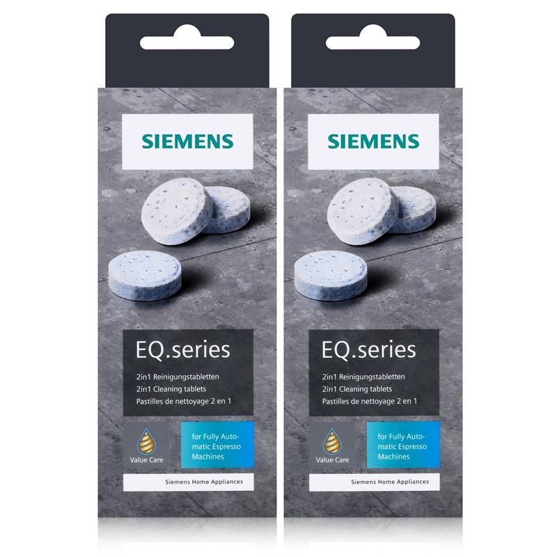 Siemens EQ.series Reinigungstabletten 22g TZ80001 - Für bestes Aroma (2er Pack)